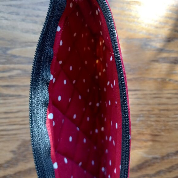 NWT Quilted Ladybug Zippered Pouch Wallet Coin Purse Glasses Case - Picture 11 of 13